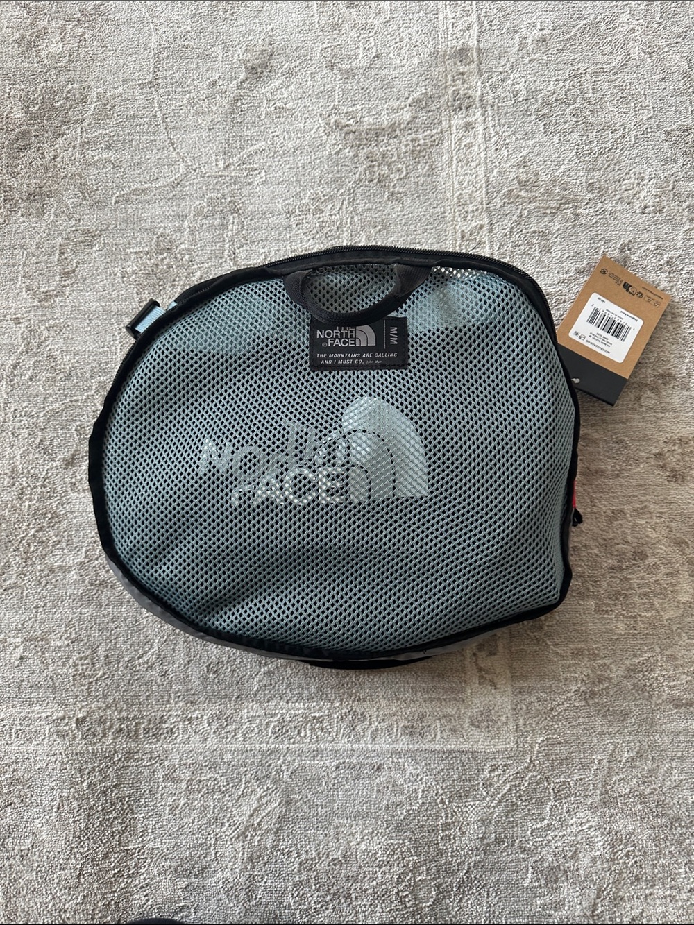 The North Face Medium Gilman Duffel. Goblinblue/Black. 71 liters. 25”x14”x14”